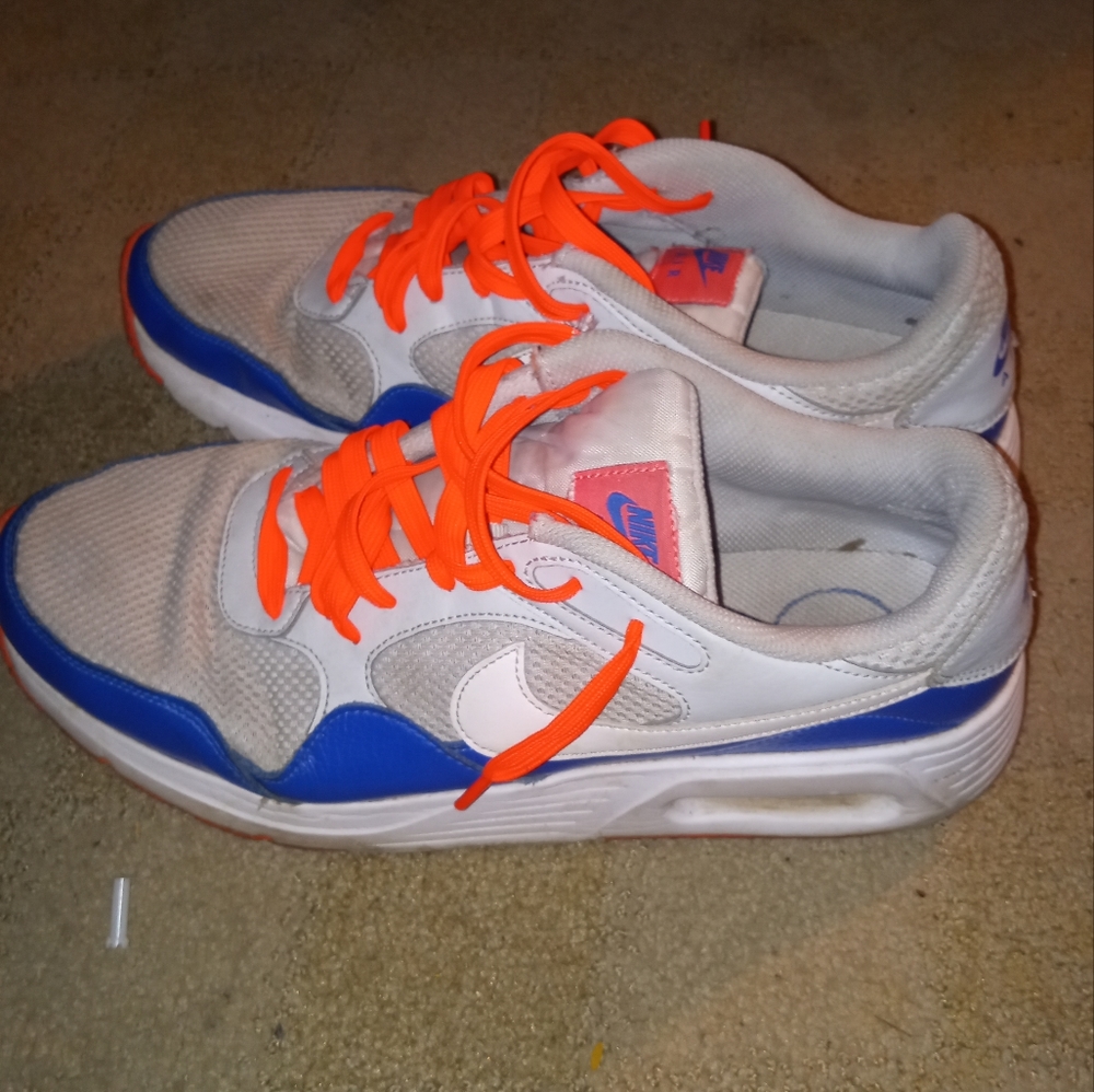 Size 11 Nike Air Max Running Shoes (Blue/Gray/ White)